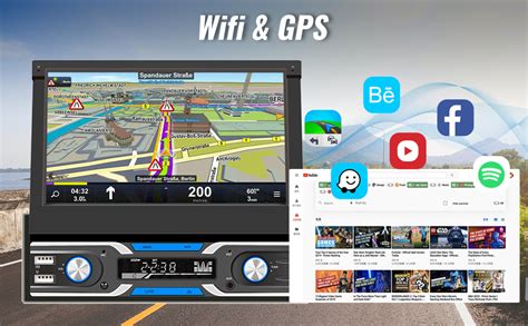 Android Autoradio Din Mit Dab Navi Gps Zoll Automatisch