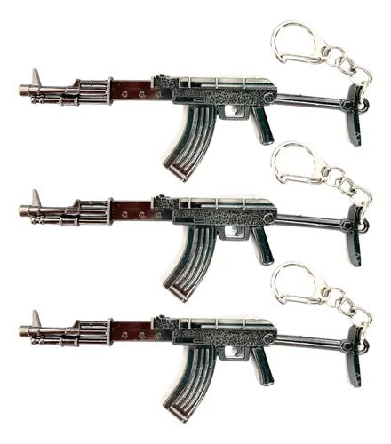 Kit Rifle Ak Chaveiro Fuzil Arma Full Metal Realista Mercadolivre