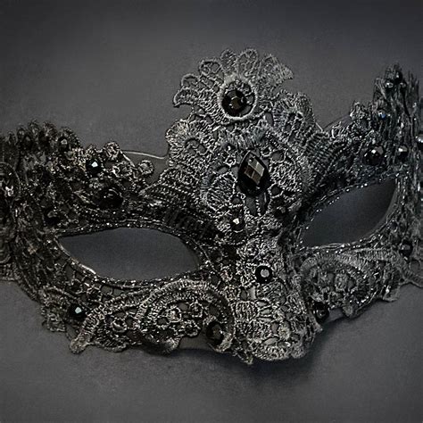 Black Lace Masquerade Mask