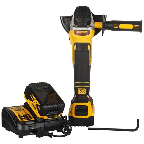 DEWALT DCG405P2 QW 18V 125mm XR Li Ion Cordless Angle Grinder With