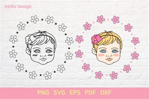 5 Baby Face Clip Art Designs & Graphics