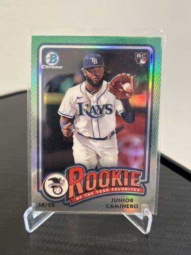 2024 Bowman Junior Caminero Rookie Of The Year Favorites ROY 8 Rays EBay