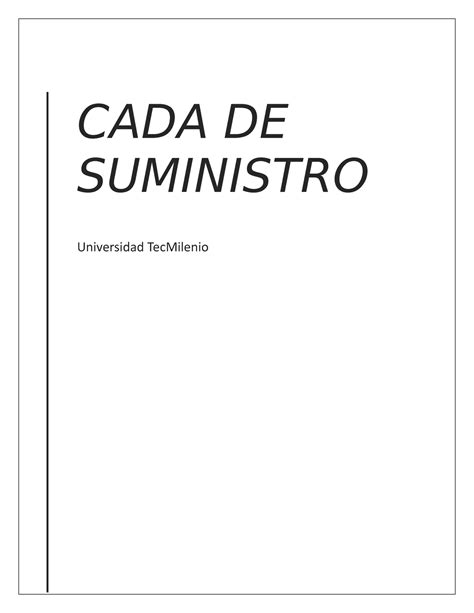 Cadena De Suministro Act Cada De Suministro Universidad Tecmilenio