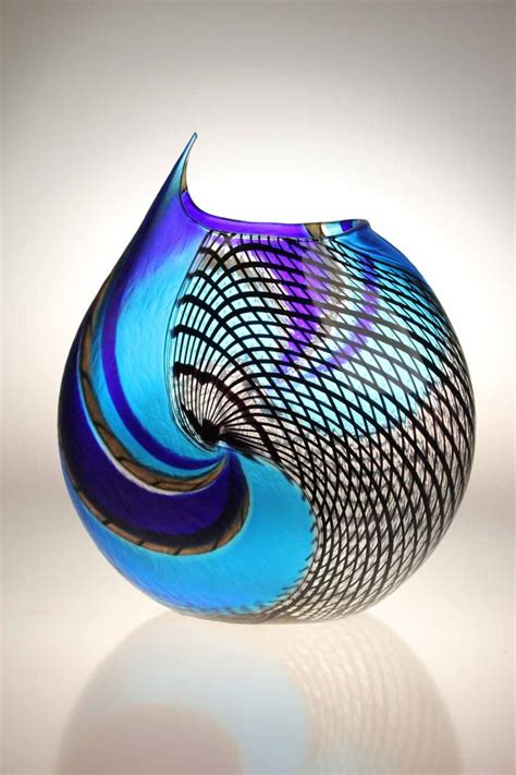 Murano Glass Studio Vase Lodario Glass Art Sculpture Stained