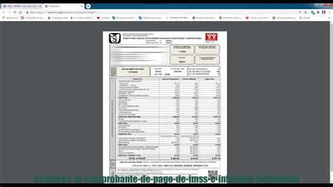 Descarga Tu Comprobante De Pago De Imss E Infonavit F Cilmente