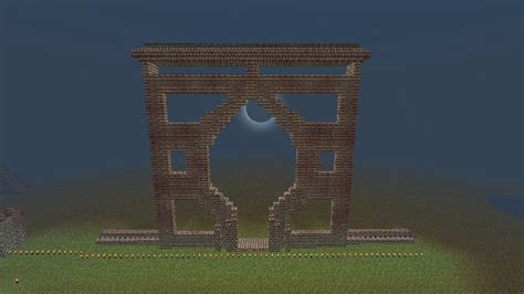 mountian theme wall gate Minecraft Map