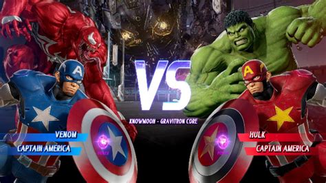 Venom Captain America Vs Hulk Captain America Very Hard AI Marvel