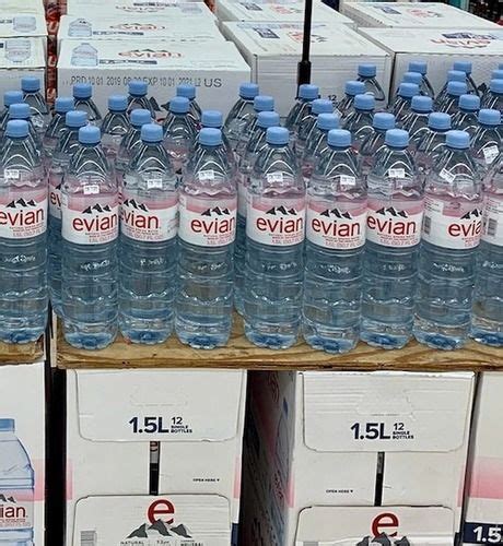 Evian Still Natural Mineral Water 6 X 15 Litre Packaging Plastic