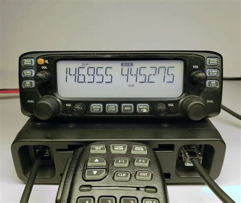 New Ic W Dual Band Mobile Radio Transceiver Vhf Uhf Vehicle