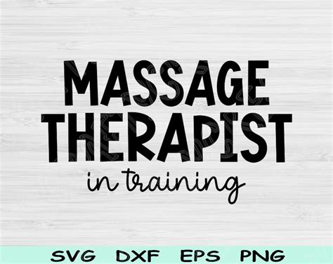 Massage Therapist In Training Svg Files For Cricut Massage Svg Massa Tiffs Crafty Creations