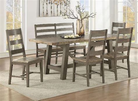 Pine Crest Pc Dining Set With Bench Raymour Flanigan Raymour