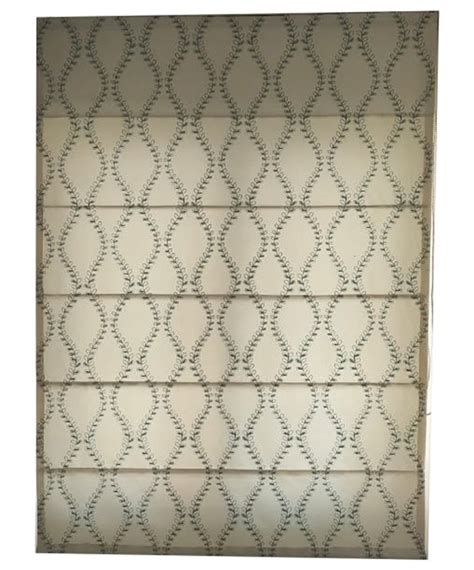 Polyester White And Grey Roman Window Blind At Rs 250 Sq Ft In