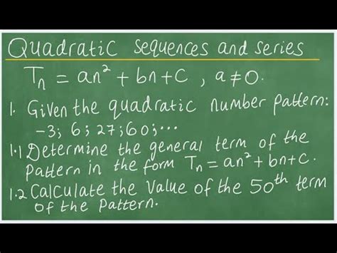 Quadratic Geometric Arithmetic Sequences And Series Convergence