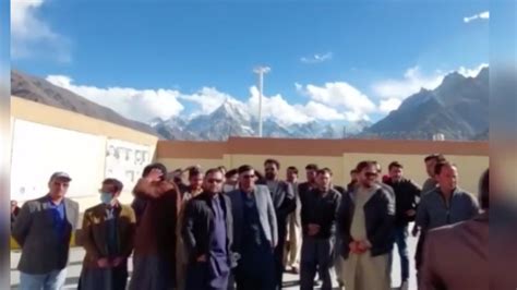 Traders Stage Protest In Illegally Occupied Gilgit Baltistan