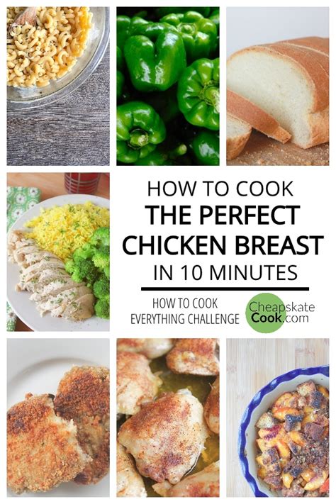 Cook The Perfect Chicken Breast In 10 Minutes • Cheapskate Cook