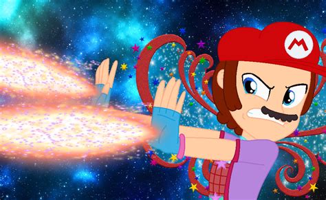 Mario: Cosmic Flames by user15432 on DeviantArt