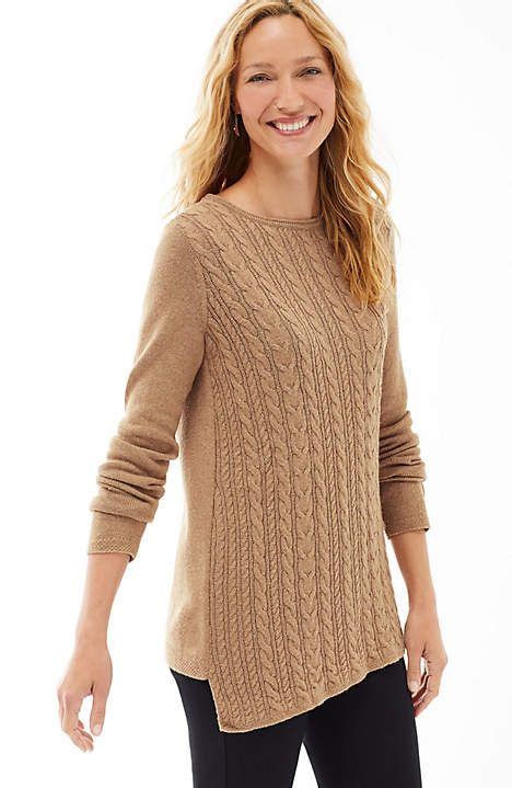 Asymmetric Cable Pullover Jjill Pullover Cardigan Cozy Pullover