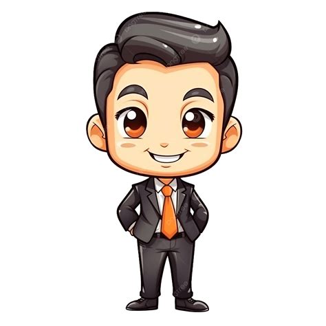 Businessman Cartoon Character Illustration Businessman Character