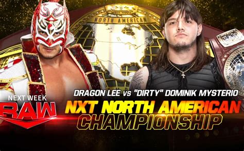 D Nde Ver Dragon Lee Vs Dominik Mysterio En Monday Night Raw