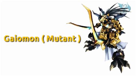 Gaiomon Mutant Evolution In Digimon Links Youtube