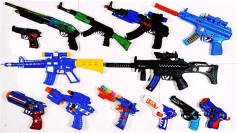 Mencari Tembak Tembakan Kapten Amerika Gun Nerf Gun AK47 Spiderman