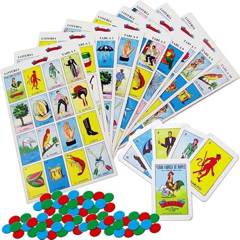 Buy Loteria Mexican Bingo Game Kit Loteria Mexicana Bingo Game For 20