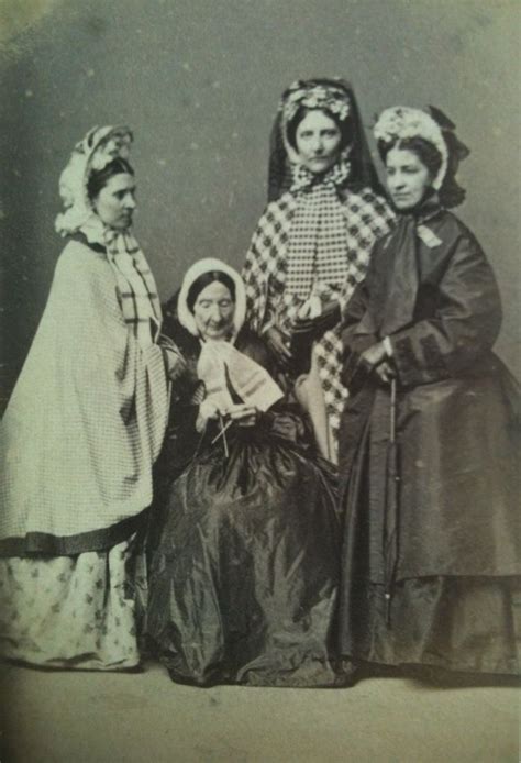 A Group Of 1860s Ladies American Civil War Fashion Vintage