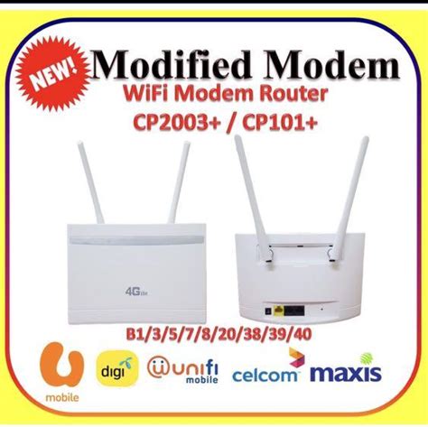 Modem Modified Huawei CP101 Modified Bypass Hotspot Router 4G LTE