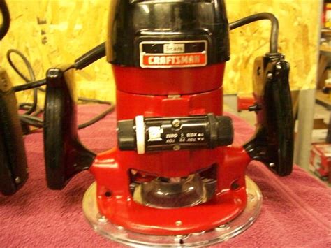 Photo Index Sears Craftsman Craftsman Router Model 315 17381 And 315 17480