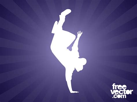 Breakdancer Silhouette Vector Art & Graphics | freevector.com