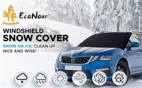 Amazon EcoNour Car Windshield Snow Cover For Ice And Snow