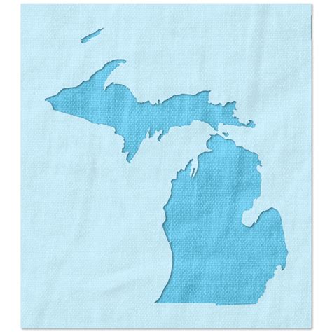 Michigan State Outline Stencil | Stencil Stop