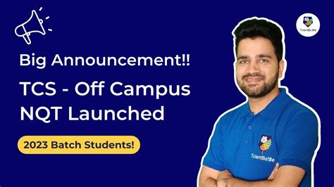 Tcs Nqt Batch Off Campus Drive Announced For Ninja Digital Big