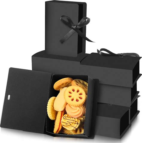 Amazon Outus Pcs Small Black Wedding Cookie Boxes X X