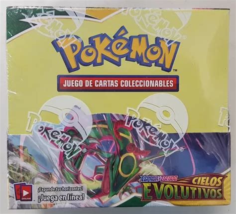 Caja Pokemon Tcg Cielos Evolutivos Nueva Y Sellada