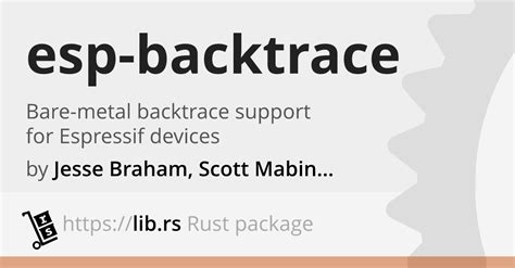 Esp Backtrace Embedded Dev In Rust Lib Rs