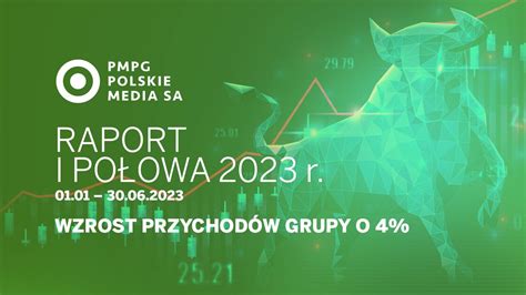 Wzrost przychodów Grupy PMPG Polskie Media S A w I połowie 2023 r