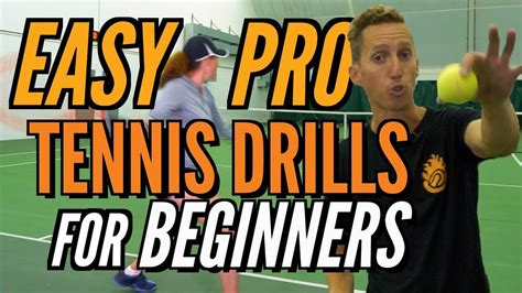 Easy Pro Tennis Drills For Beginners Youtube