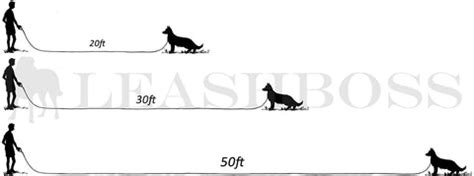 Leashboss Long Dog Leash Length Comparison