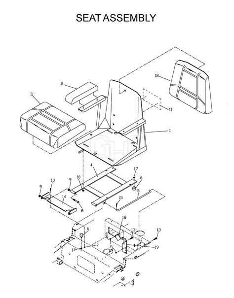 Husqvarna Zthe6125 Seat GHS