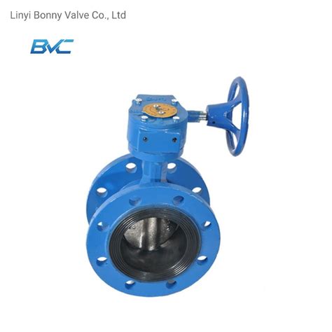 DN200 Pn16 Ductile Cast Iron Concentric Flanged Butterfly Valve Good