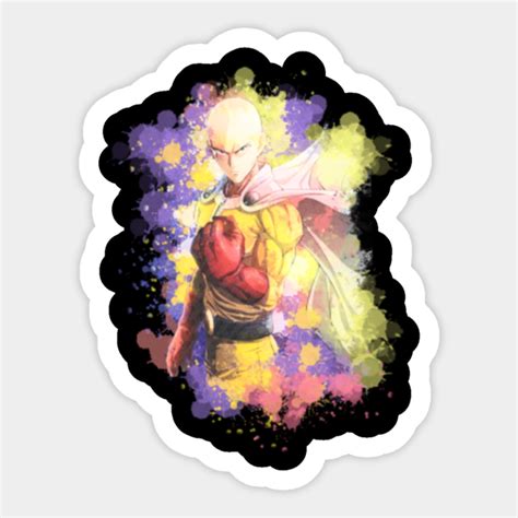 Saitama One Punch Man One Punch Man Saitama Sticker TeePublic