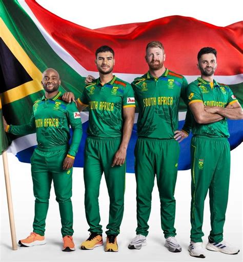 New Proteas ODI World Cup Jersey 2023- South Africa Cricket Lotto Shirt ...