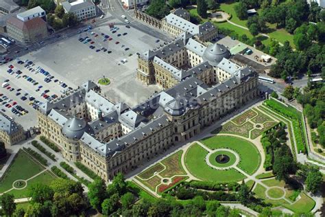 Luftbild W Rzburg Residenz Und Hofgarten W Rzburg