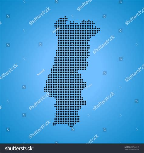 Map Portugal Stock Vector Royalty Free 337964717 Shutterstock