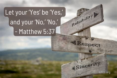 Let Your Yes Be Yes And No Be No Telugu Christian Fellowship