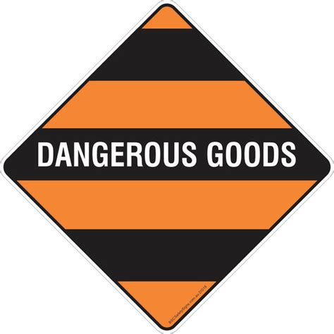 Dangerous Goods Safety Signs & Stickers – BSC Safety Signs Australia