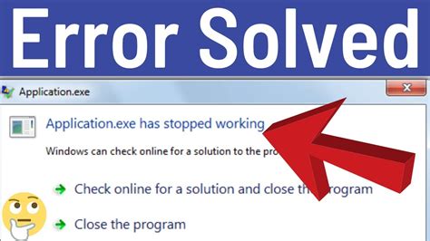 How To Fix Program Exe Has Stopped Working Application Has Stopped Working Windows 10 8 7