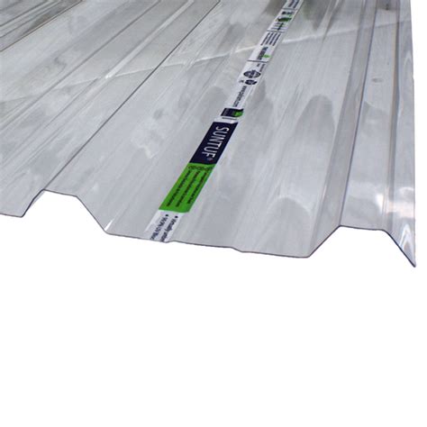 Suntuf Trimdeck 18m Clear Polycarbonate Roofing Sheet 1800mm Bunnings Australia