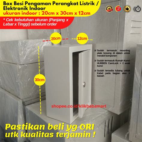 Jual BOX PANEL INDOOR 20X30X12 PENGAMAN PERANGKAT ELEKTRONIK LISTRIK